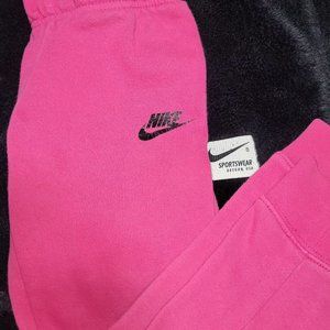 Pink Nike sweatpants